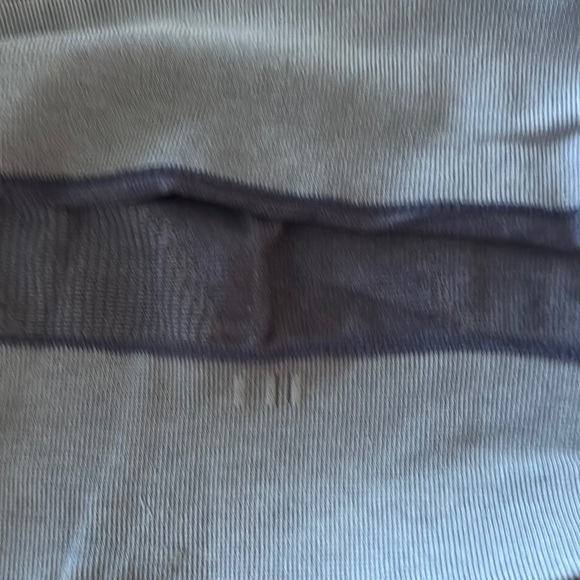 Lululemon Athletica Blue and Gray V-Neck Top - Picture 3 of 3